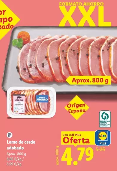 Lomo De Cerdo Adobado