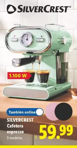 SilverCrest - Cafetera Espresso
