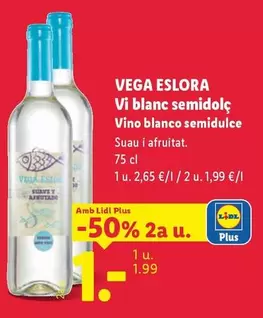Vega Eslora - Vino Blanco Semidulce