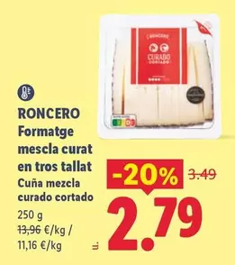 Roncero - Cuna Mezcla Curado Cortado