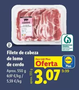 Filete De Cabeza De Lomo De Cerdo