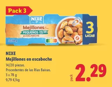 Nixe - Mejillones En Escabeche