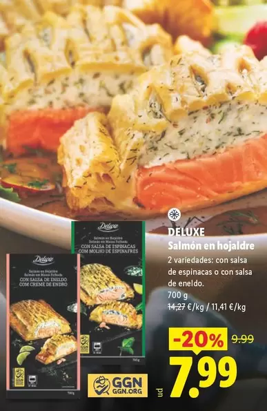 Deluxe - Salmón En Hojaldre