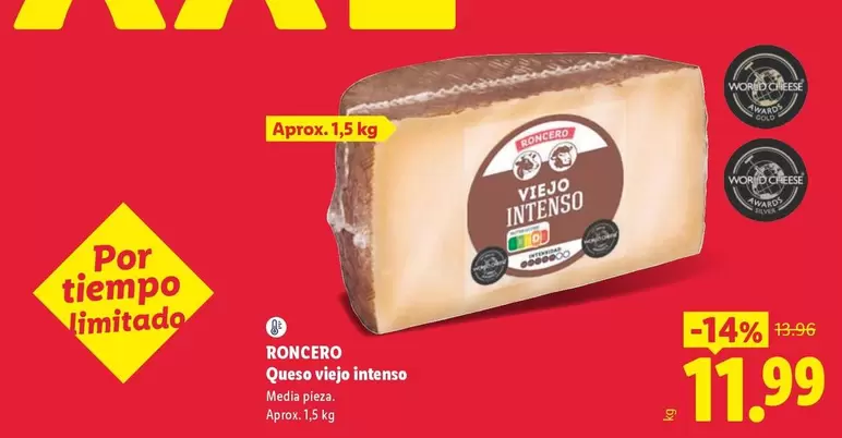 Roncero - Queso Viejo Intenso