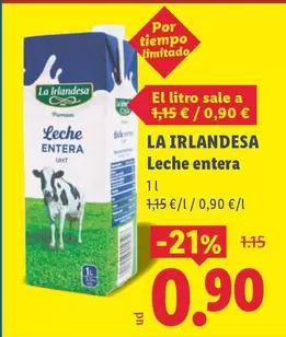 La Irlandesa - Leche Entera