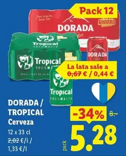 Dorada/Tropical - Cerveza