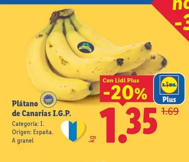 Platano De Canarias I.g.p.