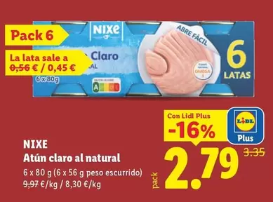 Nixe - Atun Claro Al Natural