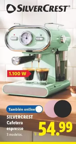 SilverCrest - Cafetera Espresso