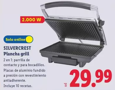SilverCrest - Plancha Grill