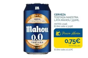Mahou - Cerveza Tostada Maestra