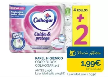 Colhogar - Papel Higiénico Odor Block