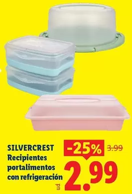 SilverCrest - Recipientes Portalimentos Con Refrigeracion