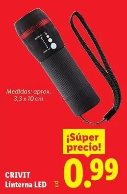 Crivit - Linterna LED