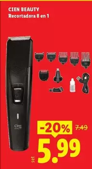 Cien Beauty - Recortadora 8 En 1