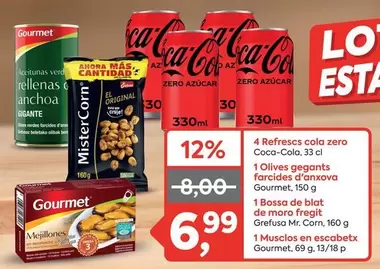 Gourmet - 4 Refress Cola Zero