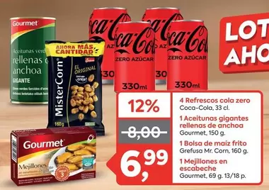 Gourmet - 4 Refrescos Cola Zero