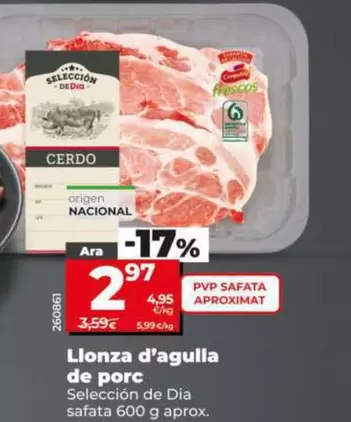 Seleccion De Dia - Chuleta De Aguja De Cerdo