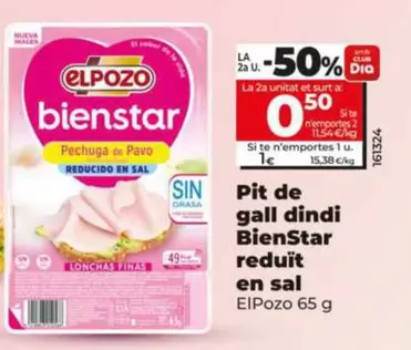 Elpozo - Pechuga De Pavo Bienstar Reducida En Sal