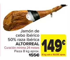 Altorreal - Jamón De Cebo Ibérico 50% Raza Ibérica