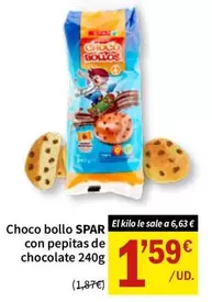 Spar - Choco Bollo Con Pepitas De Chocolate