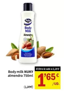 Body Milk Almendra