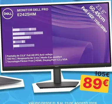 Dell - Monitor E2425HM