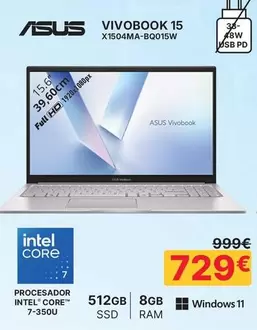 Asus - Vivobook 15 X1504MA-BQ015W