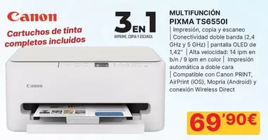 Canon - Multifuncion Pixma Ts655oi