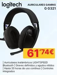 Logitech - Auriculares Gaming G G321