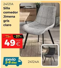 Claro - Silla Comedor Jimena Gris
