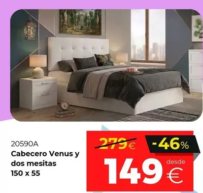 Cabecero Venus Y Dos Mesitas 20590A