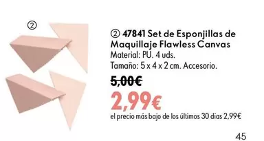 Set De Esponjillas De Maquillaje Flawless Canvas