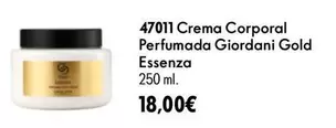 Giordani - Crema Corporal Perfumada Gold Essenza