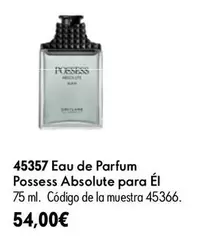 Eau De Parfum Poss Abssolute Para Él