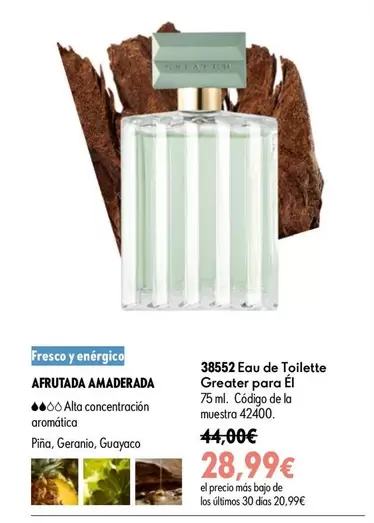Eau De Toilette Greater Para El