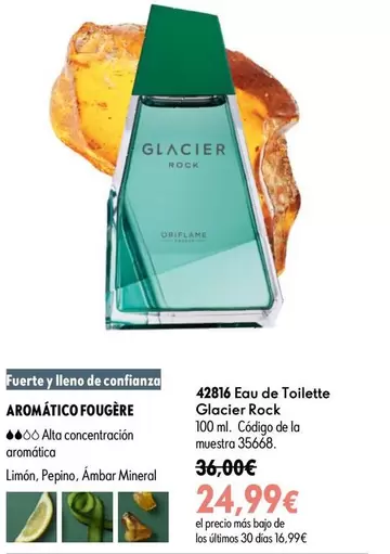 Oriflame - 428146 Eau De Toilette Glacier Rock
