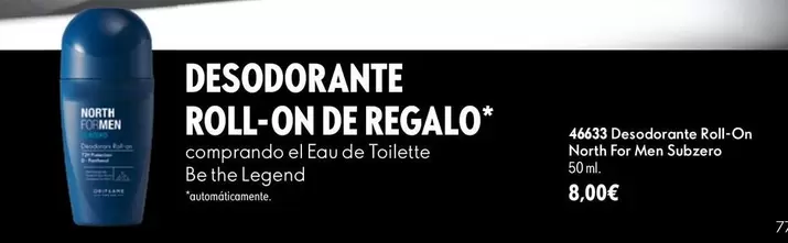 Oriflame - Desodorante Roll-on De Regalo