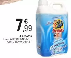 Las 3 Brujas - Limpiador Limpiazul Desinfectante