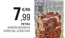 Petru Jamón Bodega Especial Lonchas