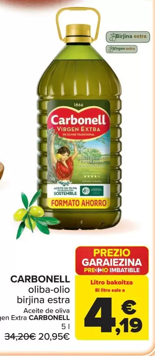 Carbonell - Aceite De Oliva Virgen Extra