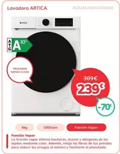Artica - Lavadora AQUALINE61000AB