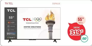 TCL - TV 55" 55P61K