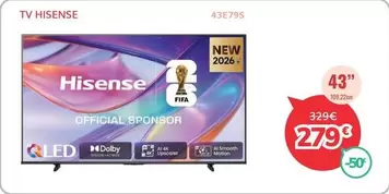 Hisense - Tv 43e795