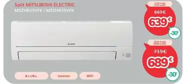 Mitsubishi - Split Mtsubishi Electric Ms2hr25vfk / Ms2hr35vfk