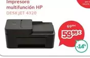 HP - Impresora Multifunción Deskjet 4320
