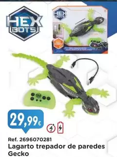 Hex Bots Lagarto Trepador De Paredes Gecko