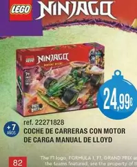 LEGO - Coche De Carreras Con Motor De Carga Manual De Lloyd