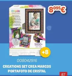 Crayola - Creations Set Crea Marcos Portafoto De Cristal