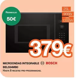 Bosch - Microondas Integrable Bel554mb0